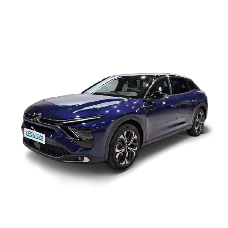 Renting Citroen C5 X Hybrid 225 e-EAT8 Shine Azul 4
