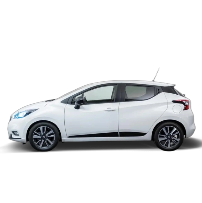 Renting Nissan Micra IG-T N-Desing Black CVT 92 Blanco