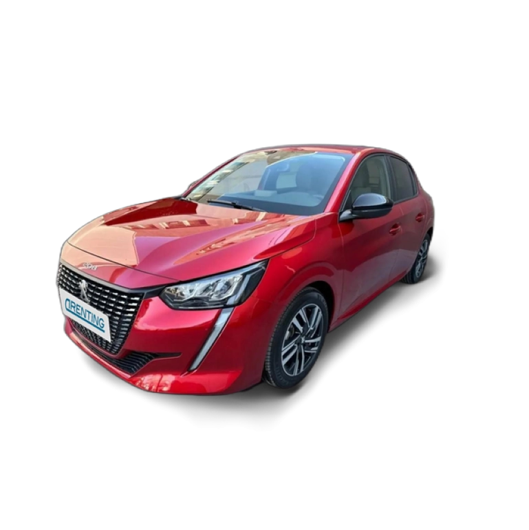 Renting Peugeot 208 PureTech 73kW (100CV) Allure Rojo