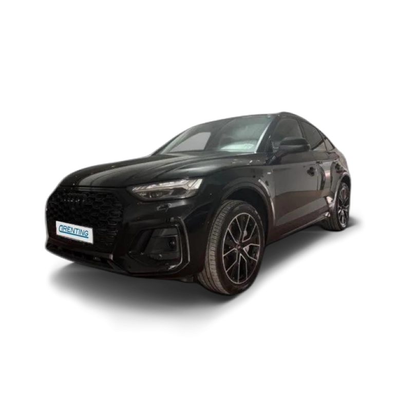 Renting Audi Q5 Sportback TFSIe Black Line 55 TFSI e quattro-ultra 270 kW (367 CV)
