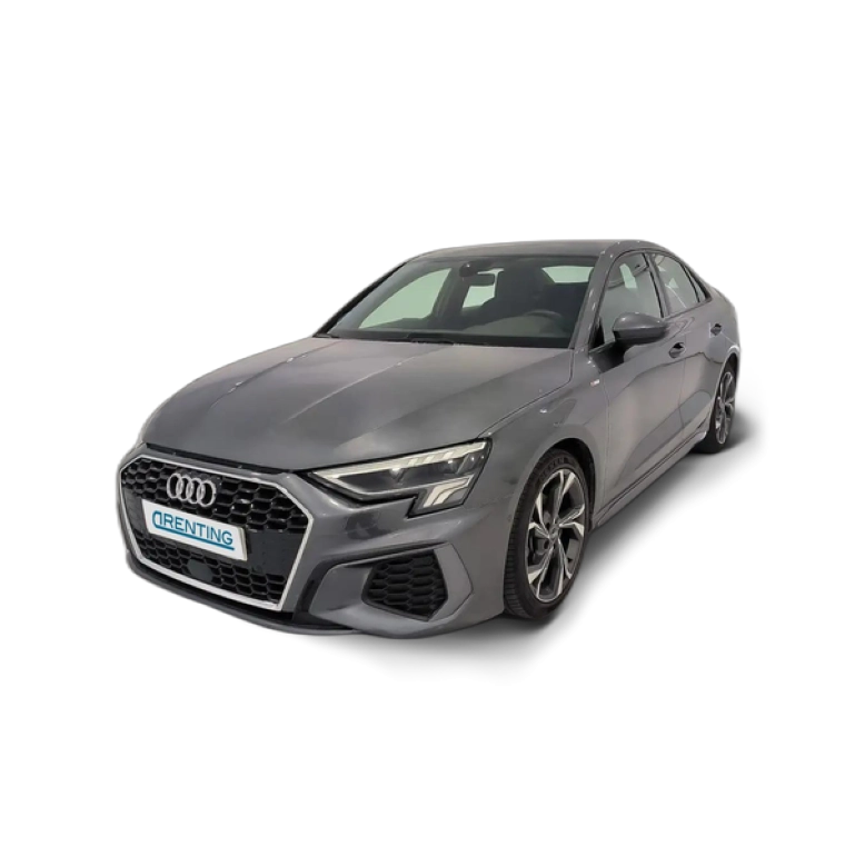 Renting Audi A3 Sedán 35 TFSI S line S tronic Gris 1 1