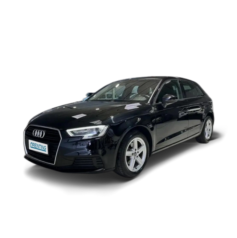 Renting Audi A3 Sportback 30 TDI ALL-IN edition 85kW Negro
