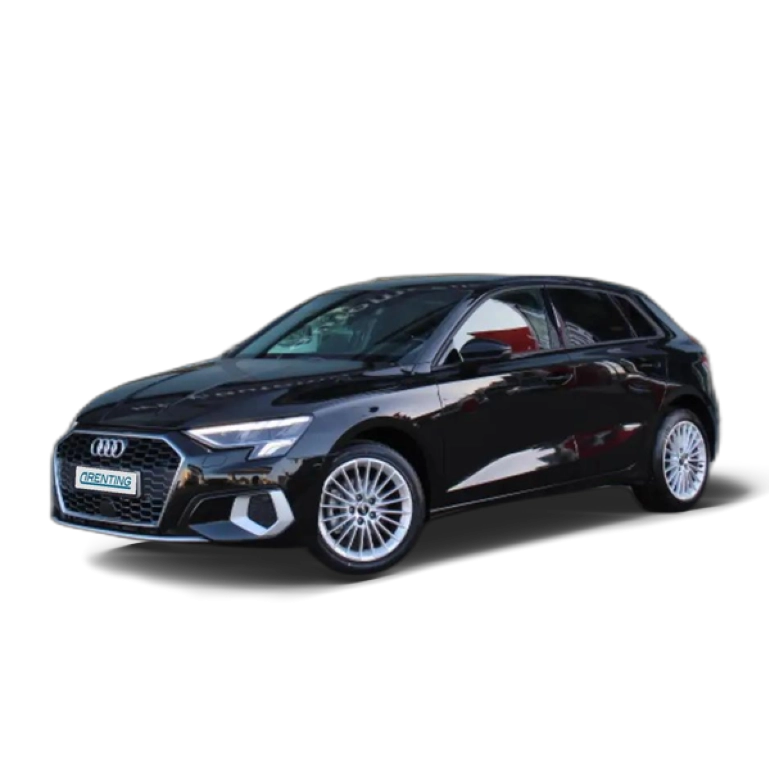 Renting Audi A3 Sportback 30TDI Advanced S tronic Negro