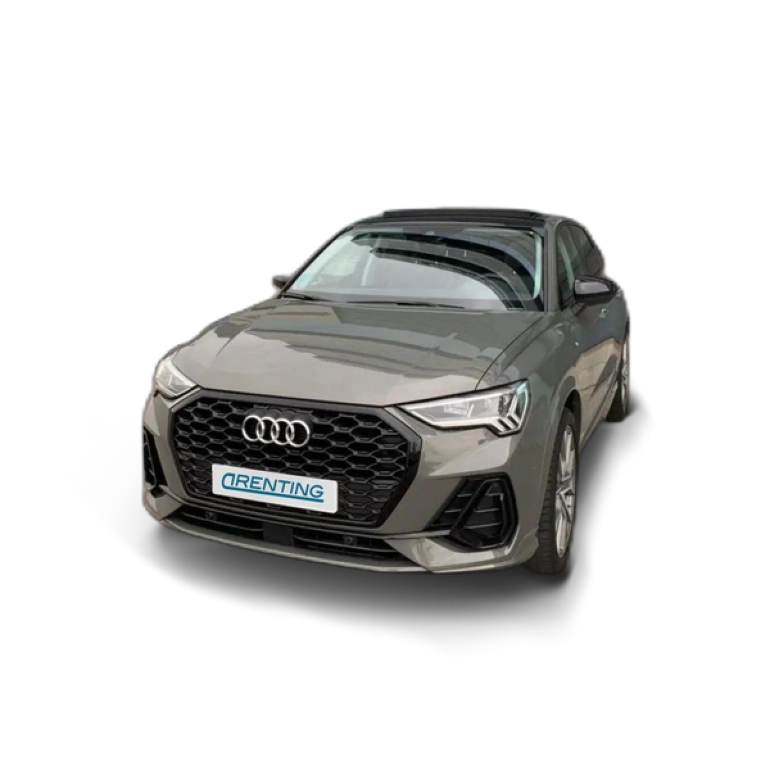 Renting Audi Q3 Sportback 35 TDI Black line S tronic Gris