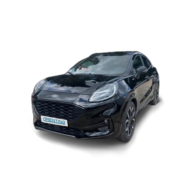 Renting Ford Puma 1.0 EcoBoost MHEV ST-Line 155 Negro
