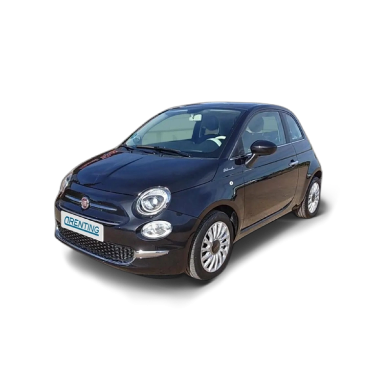 Renting Fiat 500 1.0 Hybrid 51KW (70 CV) Dolcevita Negro