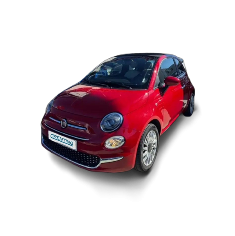 Renting Fiat 500C 1.0 Hybrid Dolcevita 52kW Rojo
