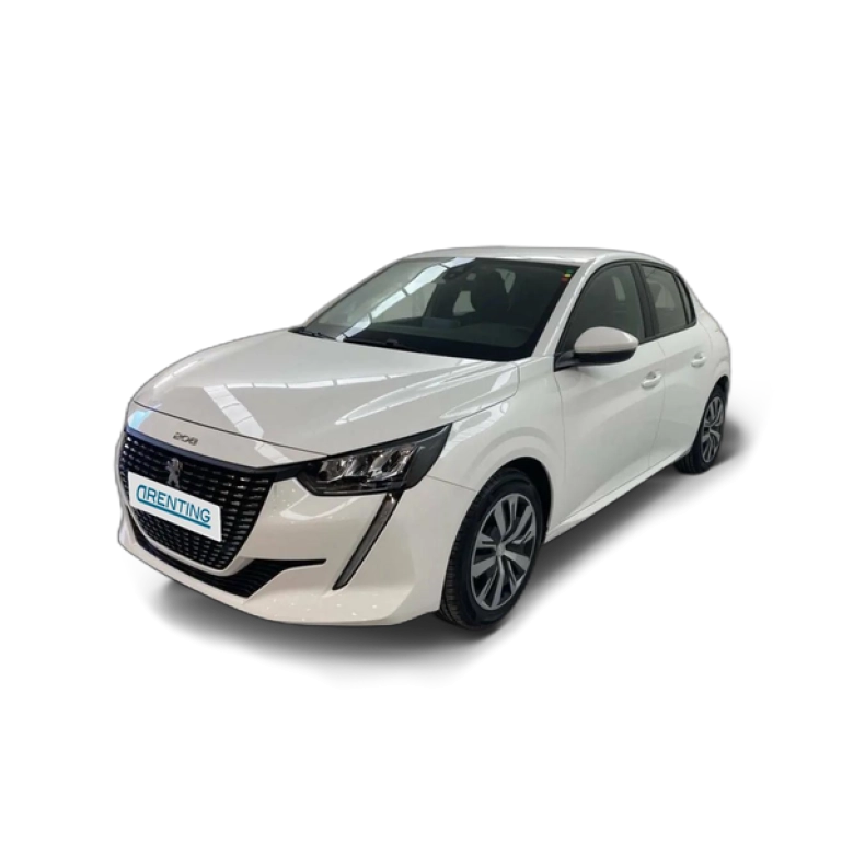 Renting Peugeot 208 1.0 PureTech Active 68 Blanco 4 1
