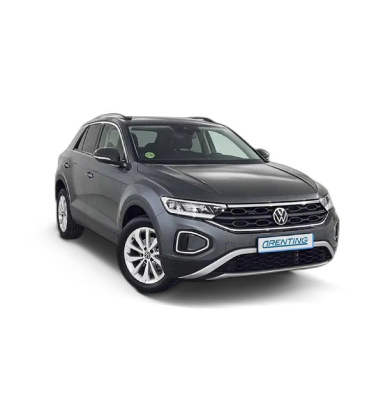 Renting Volkswagen T-Roc 1.0 TSI Dark 81kW Gris