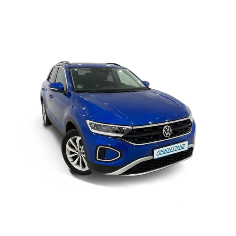 Renting Volkswagen T-Roc 1.0 TSI Life 81kW Azul