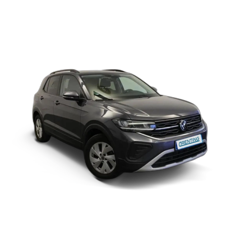 Renting Volkswagen T-Cross 1.0 TSI Life 85kW Aut. Gris