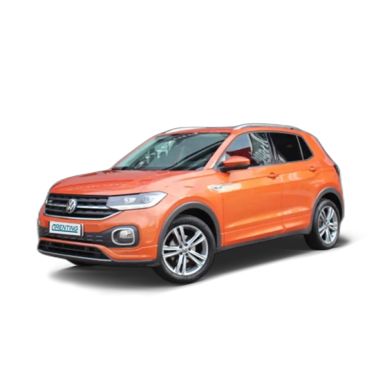 Renting Volkswagen T-Cross 1.0 TSI Sport DSG7 81kW Naranja