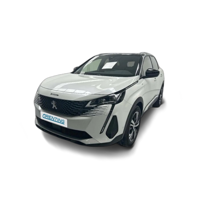 Renting Peugeot 3008 1.2 100KW  eDCS6 GT Blanco