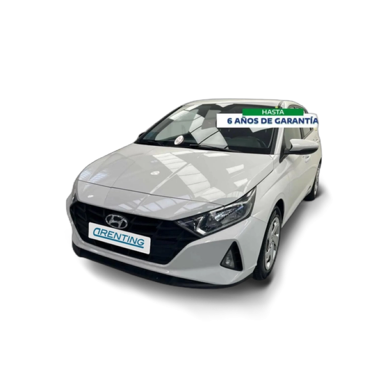 Renting Hyundai i20 1.2 MPI SLE Blanco