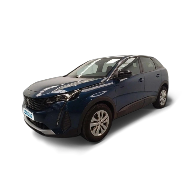 Renting Peugeot 3008 1.2 PureTech 96KW S&amp;S Active Pack Azul