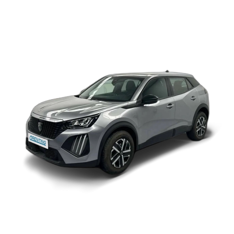 Renting Peugeot 2008 1.2 PureTech S&amp;S Active 100 Gris 2