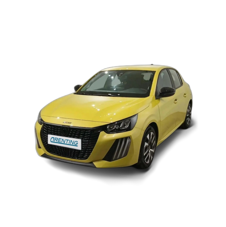 Renting Peugeot 208 1.2 Puretech S&amp;S Active 100 Amarillo