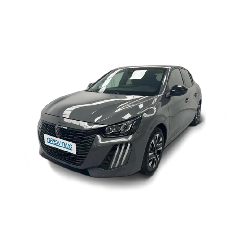 Renting Peugeot 208 1.2 Puretech S&amp;S Allure 100 Gris 2