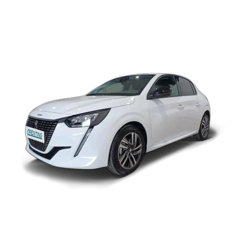 Renting Peugeot 208 1.2 Puretech S&amp;S Allure Pack 100 Blanco