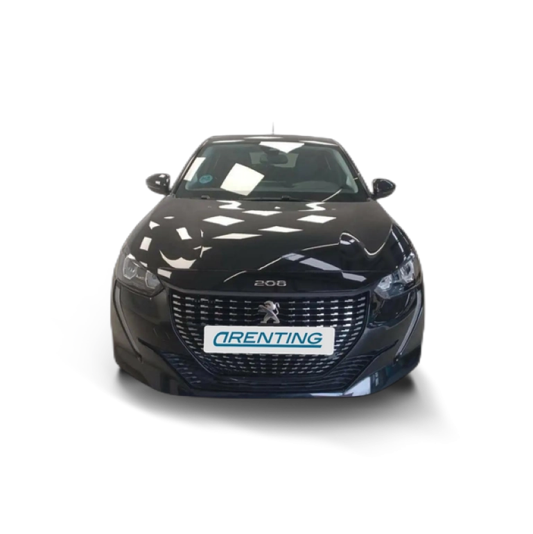 Renting Peugeot 208 1.2 Puretech S&amp;S Allure Pack EAT8 100 Negro 1