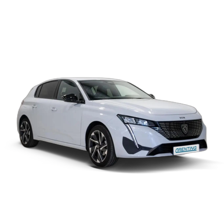 Renting Peugeot 308 1.2 PureTech S&amp;S GT EAT8 130 Blanco 1