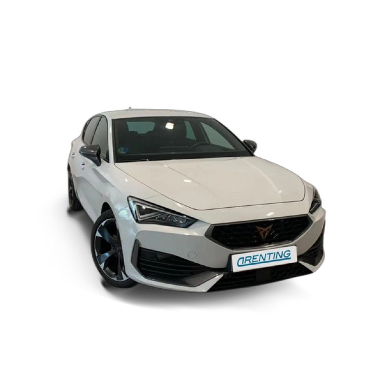Renting CUPRA Leon 1.5 eTSI 110 DSG Blanco