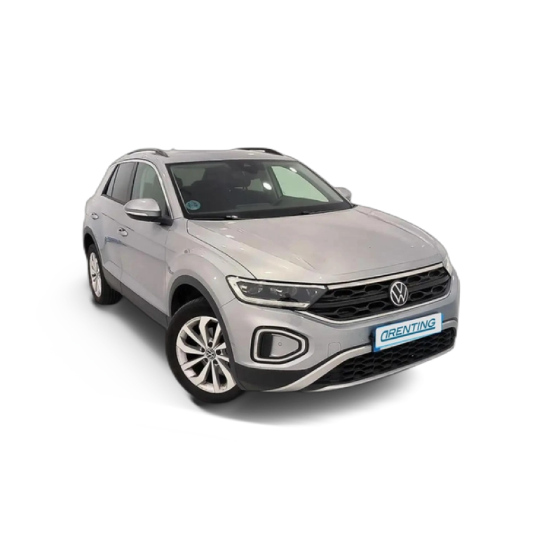Renting Volkswagen T-Roc 1.5 TSI Life Plateado