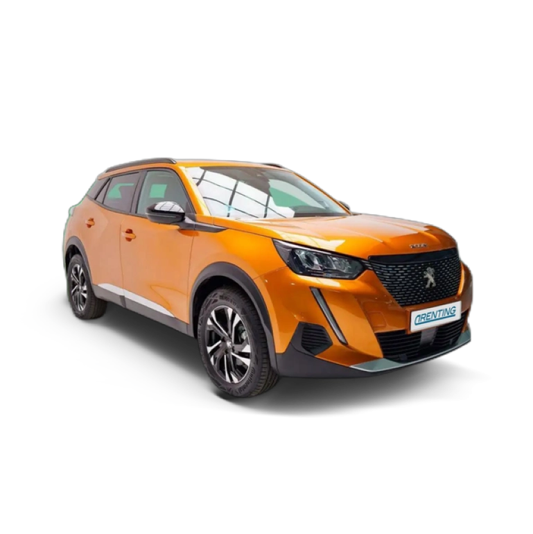 Renting Peugeot 2008 1.5BlueHDi S&amp;S Allure Pack 110 Naranja