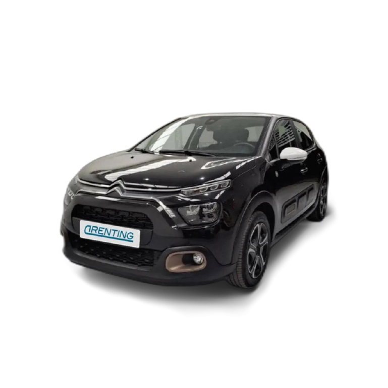 Renting Citroen C3 1.5BlueHDi S&amp;S C-Series 100 Negro 1