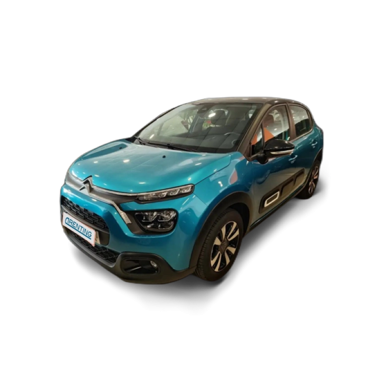 Renting Citroen C3 1.5BlueHDi S&amp;S Feel Pack 100 Azul