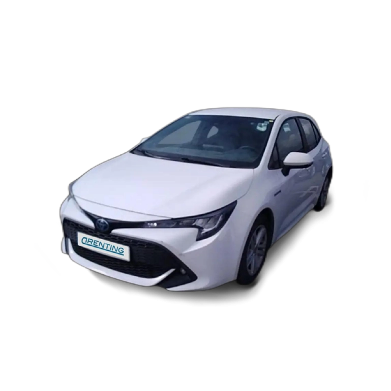 Renting Toyota Corolla 1.8 125H ACTIVE E-CVT Blanco