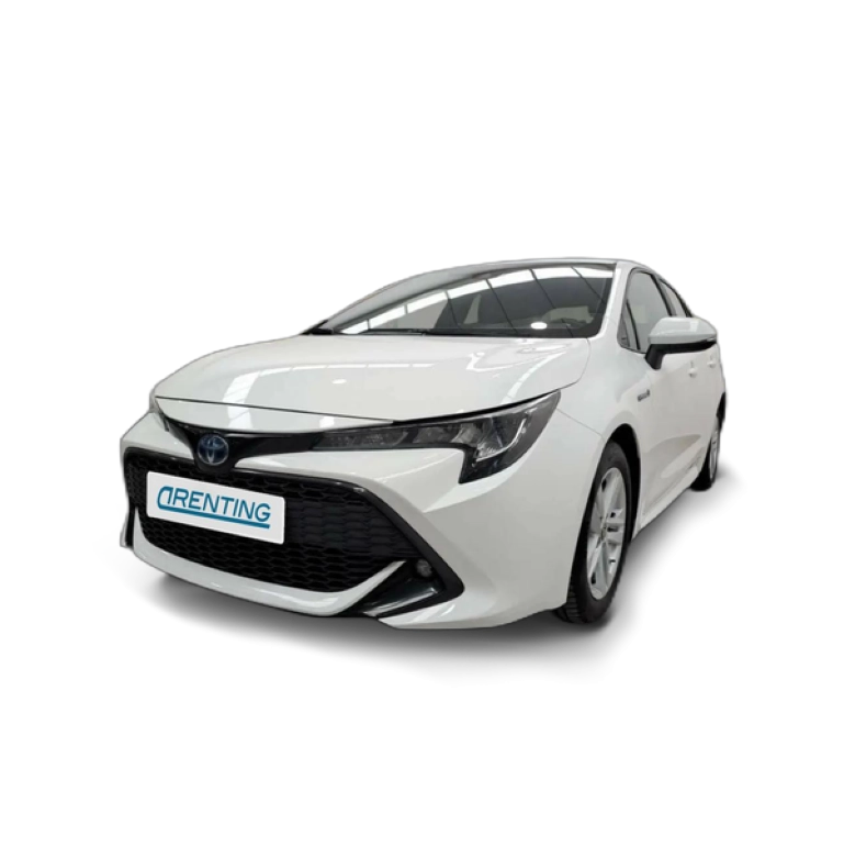 Renting Toyota Corolla 1.8 125H  E-CVT Style Blanco