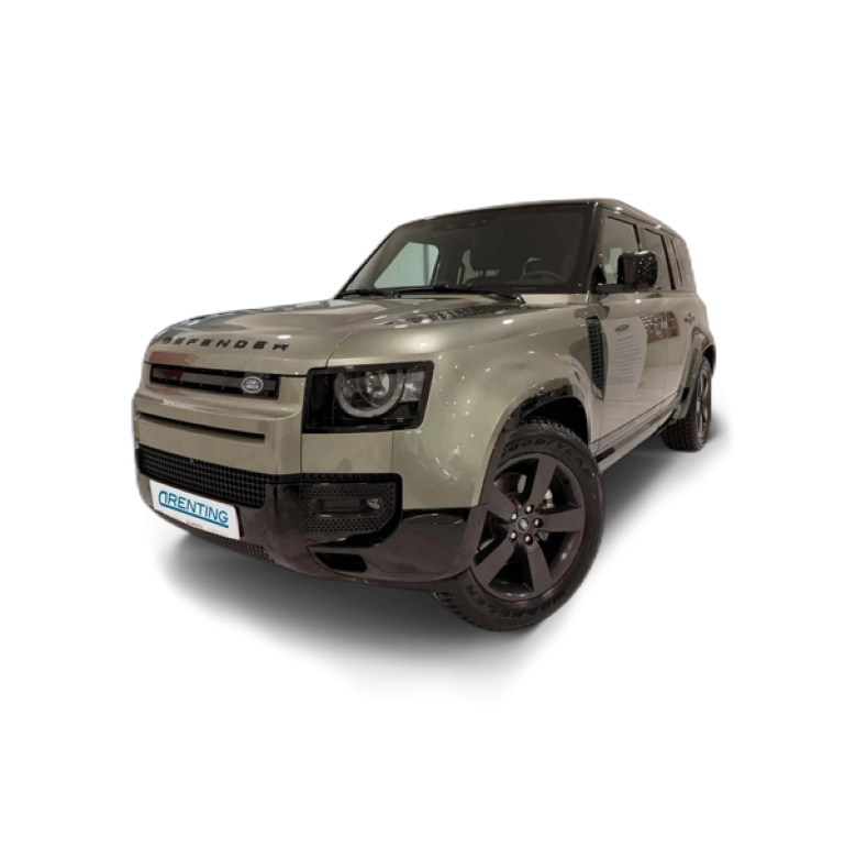 Renting Land Rover Defender 110 3.0D l6 MHEV X-Dynamic HSE AWD Aut. 250 Verde
