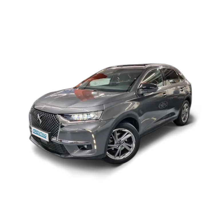 Renting DS Automobiles DS 7 Crossback 2.0BlueHDi So Chic Aut. Gris