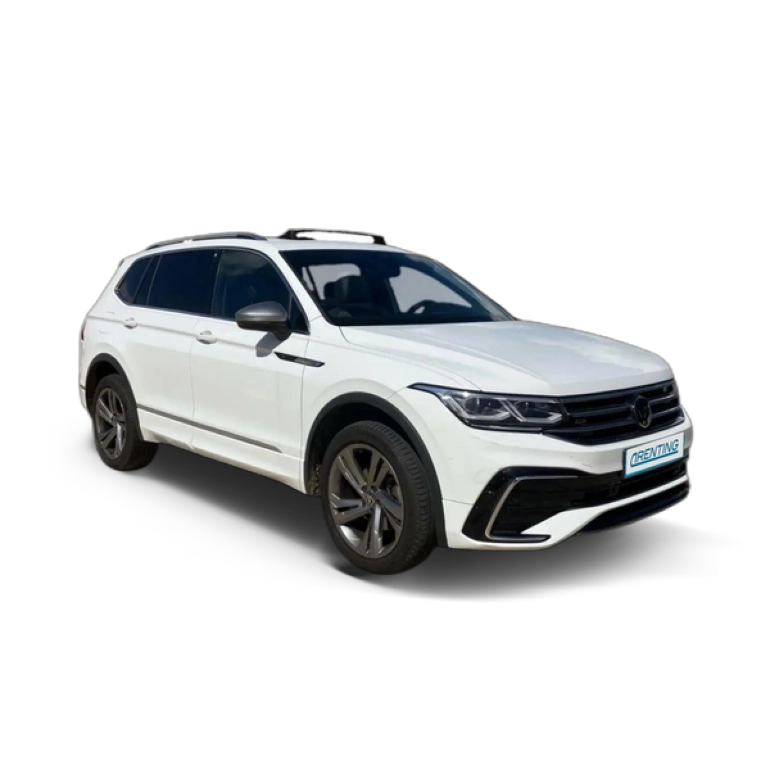 Renting Volkswagen Tiguan Allspace 2.0TDI R-Line DSG 110kW Blanco