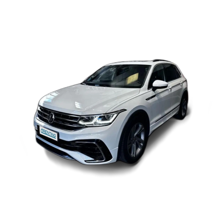 Renting Volkswagen Tiguan 2.0TDI R-Line DSG 110kW Blanco 3