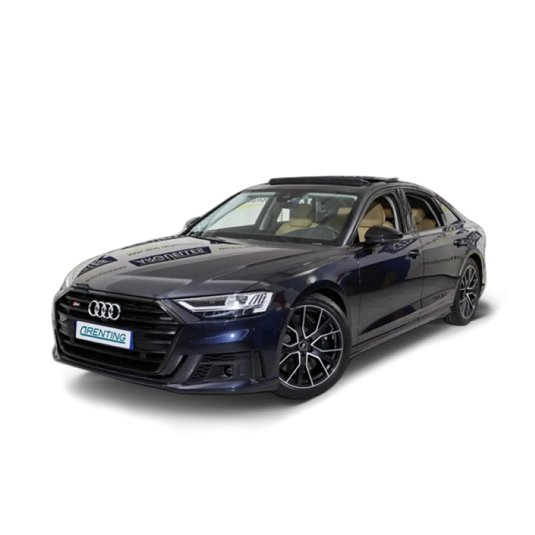 Renting Audi S8 4.0 TFSI Quattro 571cv Azul