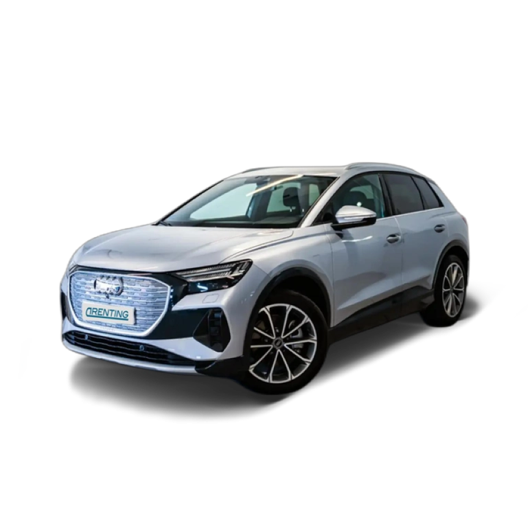 Renting Audi Q4 e-tron 40 S Line 82KWh Plateado
