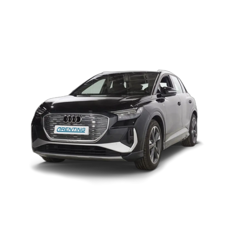 Renting Audi Q4 e-tron 40 S Line 82KWh Negro 1