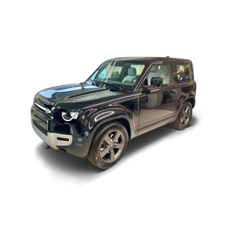 Renting Land Rover Defender 90 3.0D l6 MHEV S AWD Aut. 250 Negro
