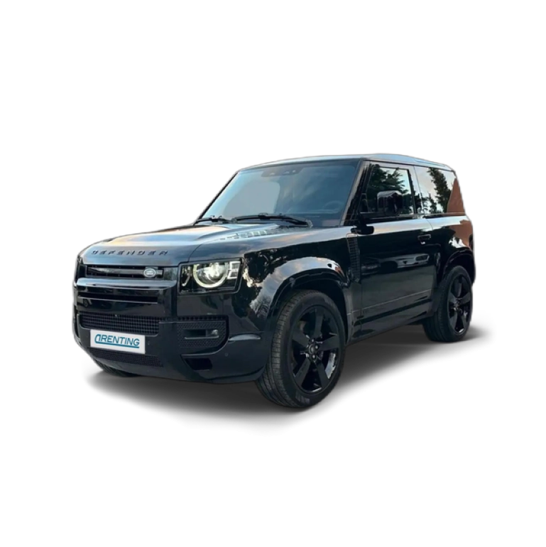 Renting Land Rover Defender 90 5.0 V8 AWD Aut. 525 Negro