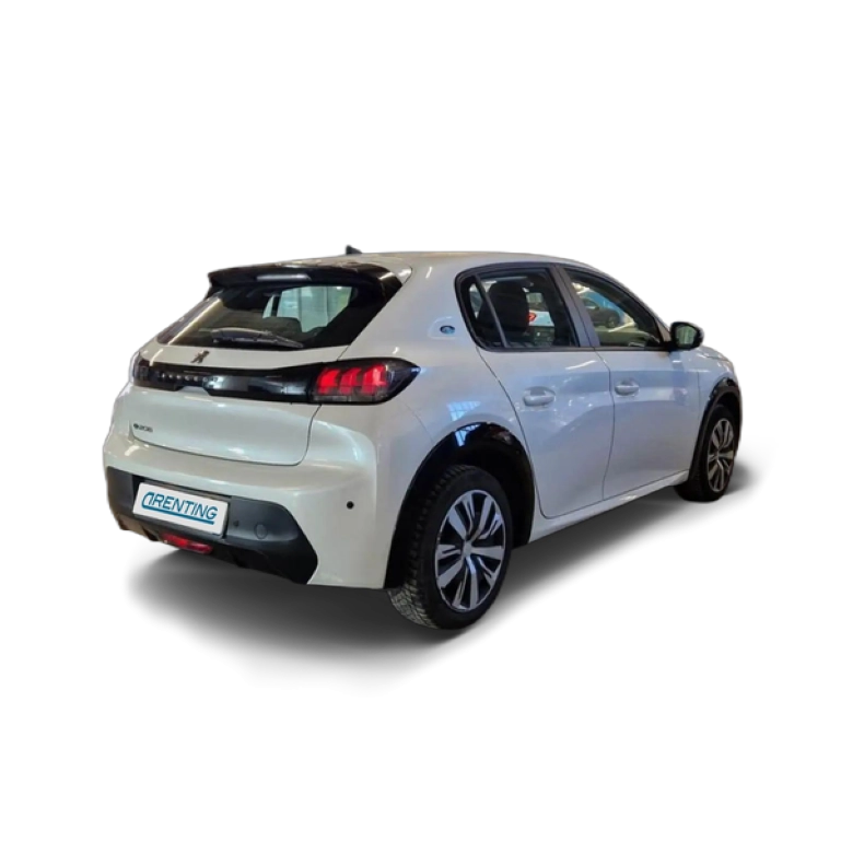 Renting Peugeot 208 Active Eléctrico 100kW Blanco