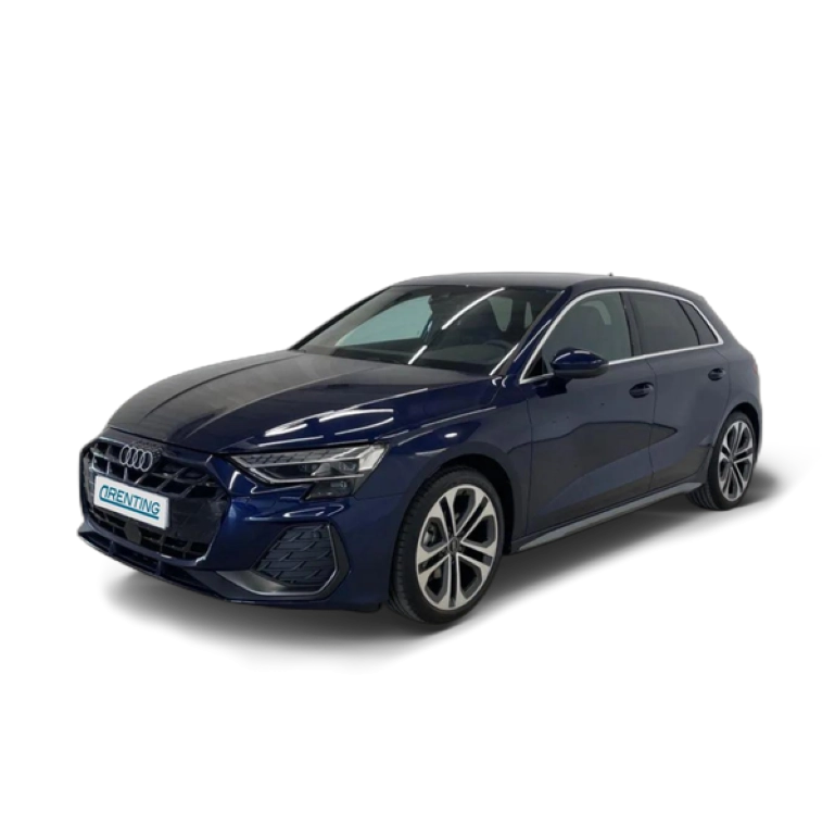Renting Audi A3 Sportback S line 35 TFSI 110 kW (150 CV) S tronic