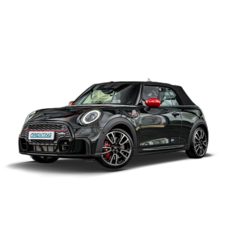 Renting MINI John Cooper Works Cabrio Aut. Verde