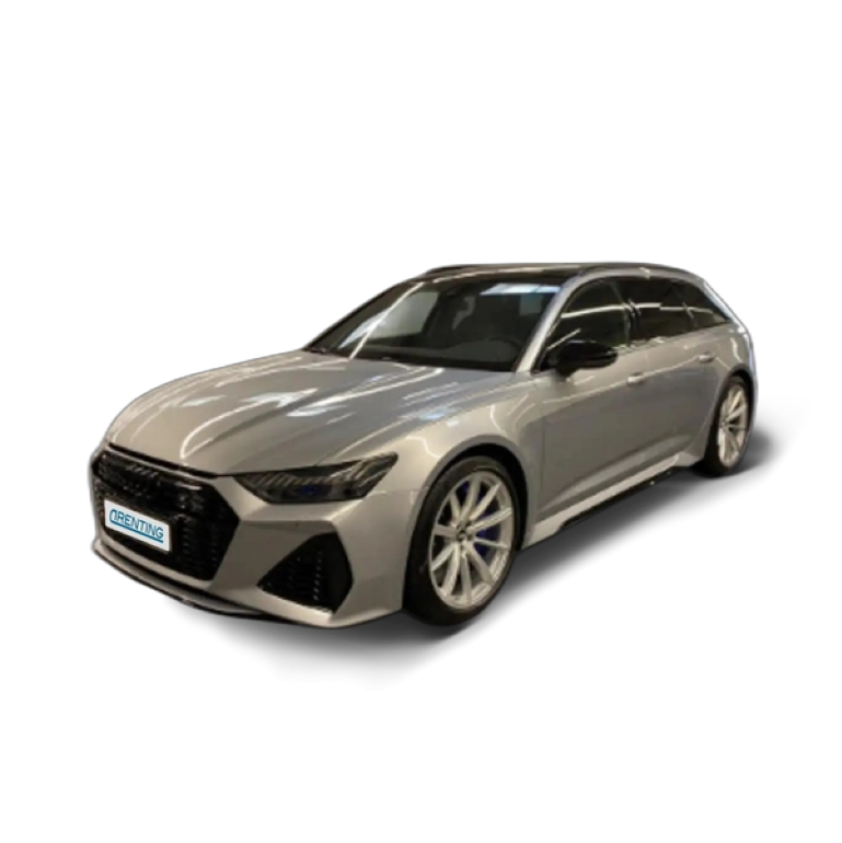 Renting Audi RS6 Avant TFSI quattro Tiptronic Plateado 1