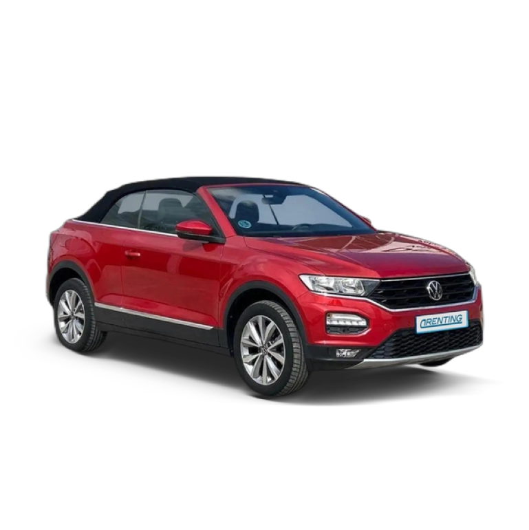 Renting Volkswagen T-Roc Cabrio 1.5 TSI Style Rojo