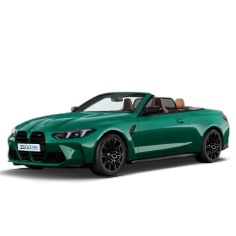 Renting BMW M4 Cabrio Competition xDrive Verde