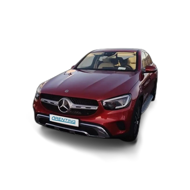 Renting Mercedes-Benz GLC 200 Coupé MERCEDES COUPE d 4MATIC Rojo