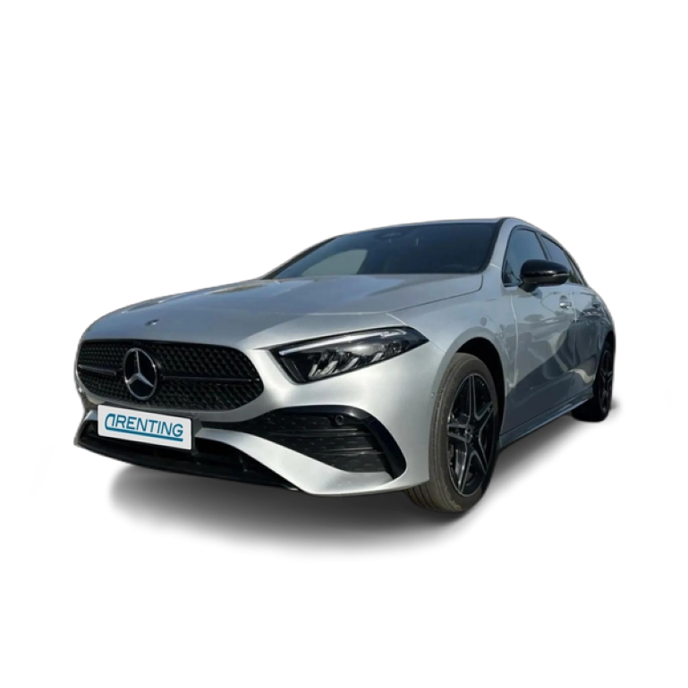 Renting Mercedes-Benz A 250 e con tecnología híbrida EQ Plateado