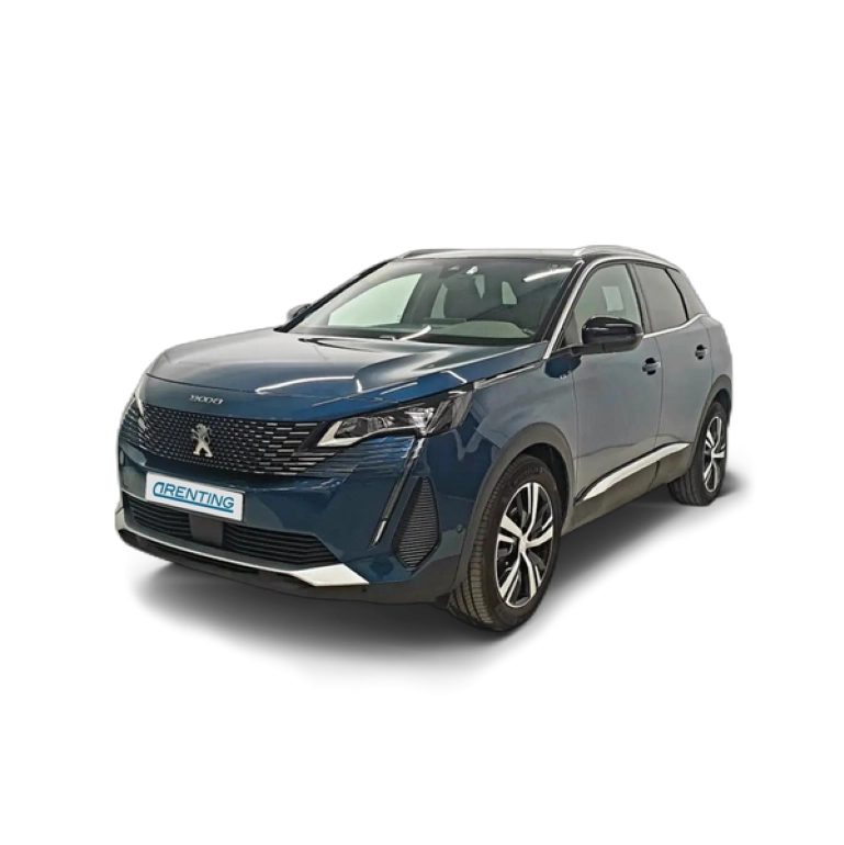 Renting Peugeot 3008 Hybrid 136 GT eDCS6 Azul